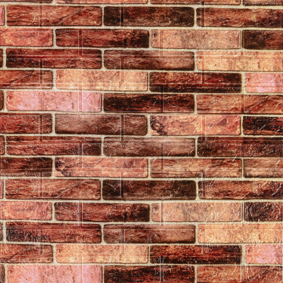 179-3 Панель стінова 3D 700мм*770мм*3мм BROWN (цегла) (D) SW-00001771 179-3 Панель стінова 3D 700мм*770мм*3мм BROWN (цегла) (D) SW-00001771