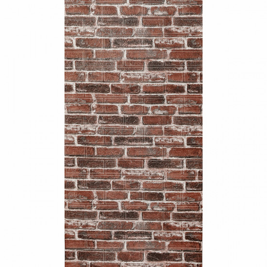 Самоклеющаяся 3D панель под красный екатеринослав кирпич 3080x700x3мм SW-00001761 Самоклеющаяся 3D панель под красный екатеринослав кирпич 3080x700x3мм SW-00001761