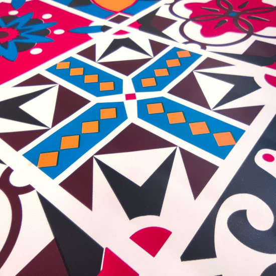 Самоклеюча плівка на паперовій основі вінтажна бордова мозаїка 0,45х10м SW-00000789 Самоклеюча плівка на паперовій основі вінтажна бордова мозаїка 0,45х10м SW-00000789