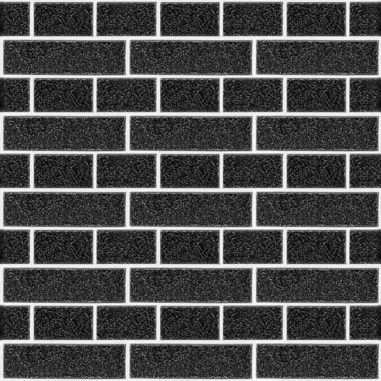 Панель стінова 70*70cm*5mm чорна цегла з білим (D) SW-00001503 Панель стінова 70*70cm*5mm чорна цегла з білим (D) SW-00001503