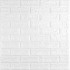 3D панель самоклеющаяся кирпич Белый Матовый 700х770х5мм (001-5M) SW-00000587