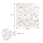 Декоративна 3D панель самоклейка під білий цегла Зірки 700х770х3мм (021-3) SW-00000693