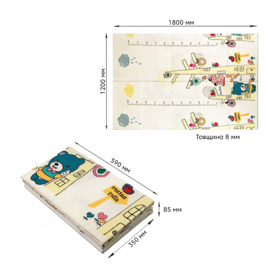 Коврик детский 1,2х1,8mх8mm Ростомер-Деревья ростомер (284) SW-00001379 Коврик детский 1,2х1,8mх8mm Ростомер-Деревья ростомер (284) SW-00001379