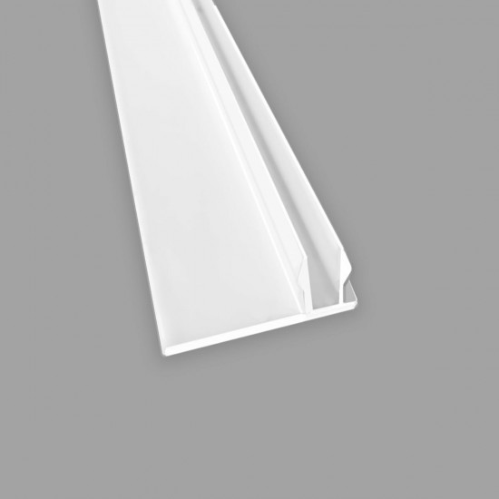 Профіль (торцевий) фінішний алюмінієвий для сайдинга 38,5*28*6000мм (D) SW-00001728