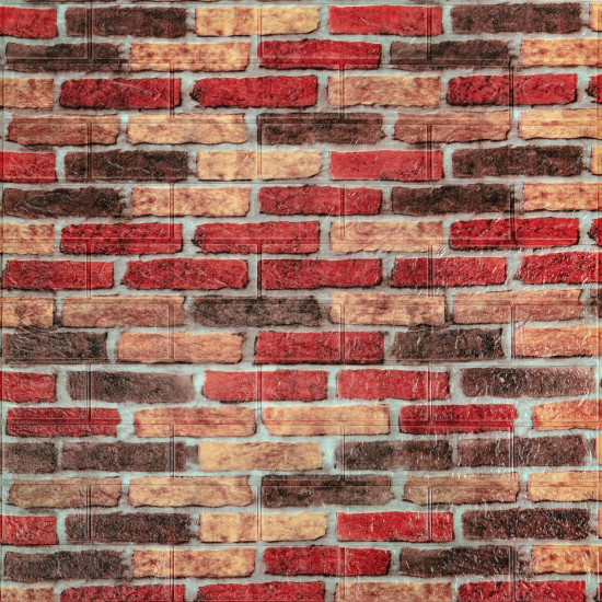 Панель стінова 3D 700х770х2мм (047-2) КАТЕРИНОСЛАВСКА ЦЕГЛА (D) SW-00001916 Панель стінова 3D 700х770х2мм (047-2) КАТЕРИНОСЛАВСКА ЦЕГЛА (D) SW-00001916
