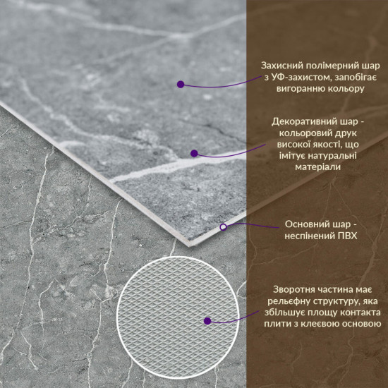 Декоративная ПВХ плита металлик мрамор 0,6*1,2мх3мм SW-00002471 Декоративная ПВХ плита металлик мрамор 0,6*1,2мх3мм SW-00002471
