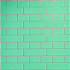 Панель стеновая 70*70cm*5mm зелёный кирпич с серебром (D) SW-00001803