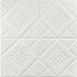 Самоклеюча декоративна настінно-стельова 3D панель вензеля в ромбі 700х700х5мм (374) SW-00000881