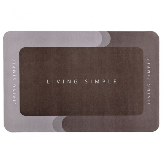 Вологопоглинаючий килимок "Living Simple" 38*58CM*3MM (D) SW-00001572 Вологопоглинаючий килимок "Living Simple" 38*58CM*3MM (D) SW-00001572