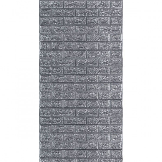 R017-2 Панель стеновая в рулоне 3D 700мм*3,08м*2мм серый кирпич (D) SW-00002535 R017-2 Панель стеновая в рулоне 3D 700мм*3,08м*2мм серый кирпич (D) SW-00002535