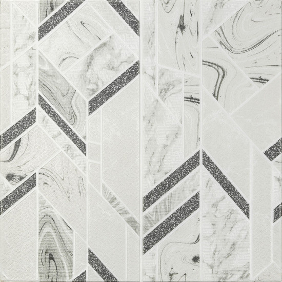 Панель стінова 3D 680х680х4мм абстракція сіра (D) SW-00001990 Панель стінова 3D 680х680х4мм абстракція сіра (D) SW-00001990