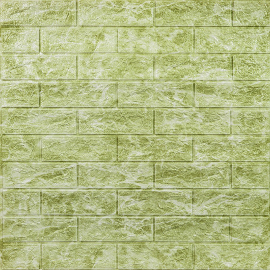 Декоративная 3D панель самоклейка под кирпич DEEP Green 700х770х5мм (069) SW-00000171 Декоративная 3D панель самоклейка под кирпич DEEP Green 700х770х5мм (069) SW-00000171