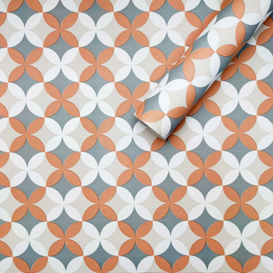 Самоклеюча плівка оранжеві квіти 0,45х10м SW-00001220 Самоклеюча плівка оранжеві квіти 0,45х10м SW-00001220