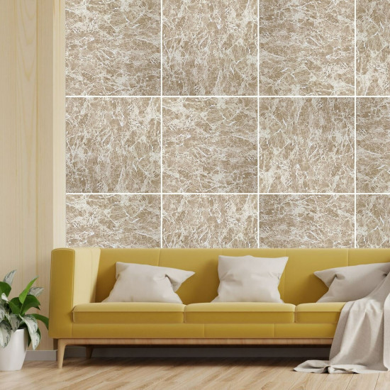 Декоративна ПВХ плита кремовий мармур 600*600*3mm (S) SW-00001619 Декоративна ПВХ плита кремовий мармур 600*600*3mm (S) SW-00001619