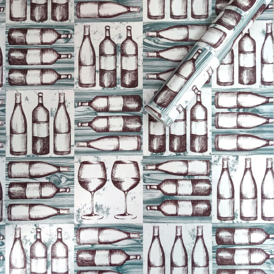 Самоклеюча плівка на паперовій основі винна 0,45х10м SW-00000798 Самоклеюча плівка на паперовій основі винна 0,45х10м SW-00000798