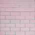 Панель стеновая 70*70cm*5mm розовий кирпич с серебром (D) SW-00001501