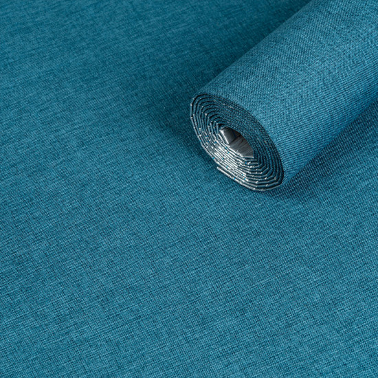 Лляні теплі шпалери на самоклейці синій меланж 2800*650*2mm (D) SW-00001491 Лляні теплі шпалери на самоклейці синій меланж 2800*650*2mm (D) SW-00001491