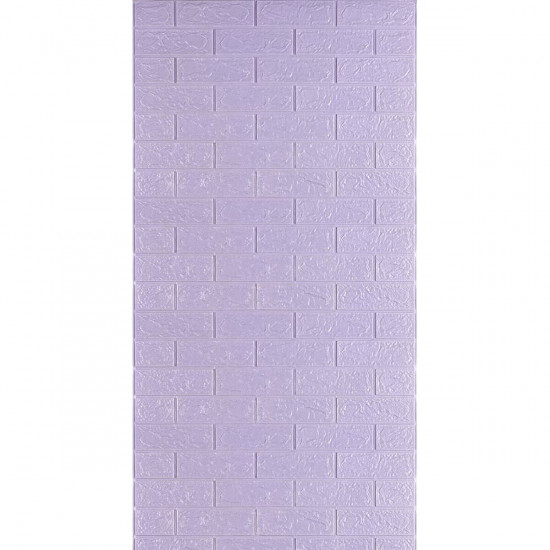 Самоклеющаяся 3D панель под светло-фиолетовый кирпич 3080х700х3мм SW-00001758