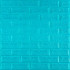 3D панель самоклеющаяся кирпич Бирюза 700х770х5мм (002-5) SW-00000084