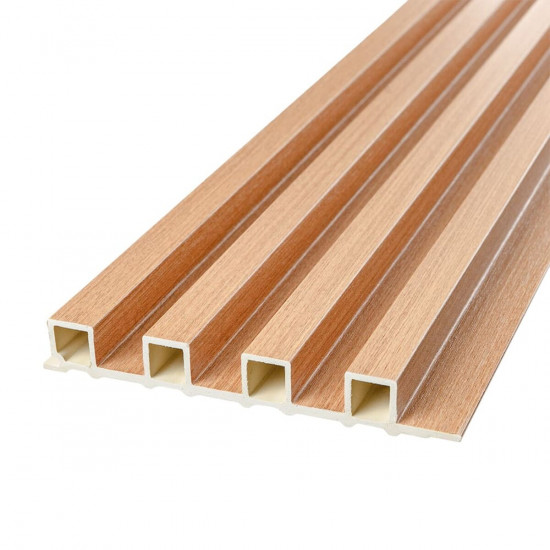 Декоративна стінова рейка вільха 3000*160*23мм (D) SW-00001539 Декоративна стінова рейка вільха 3000*160*23мм (D) SW-00001539