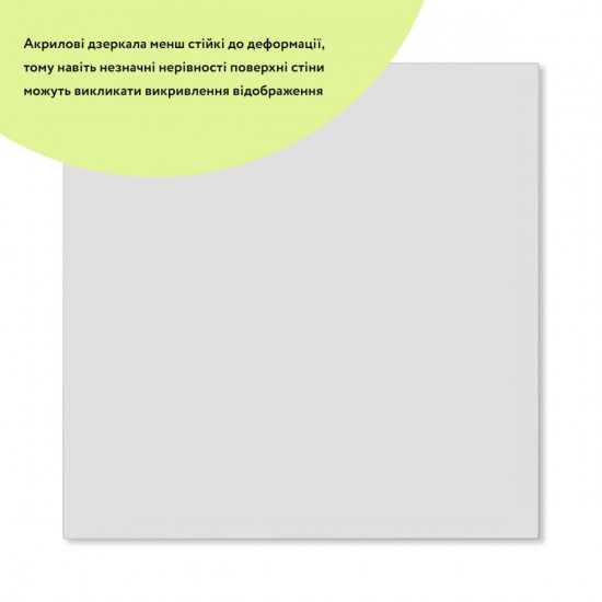 Дзеркало акрилове самоклеюче 295х295х2мм SW-00000749 Дзеркало акрилове самоклеюче 295х295х2мм SW-00000749