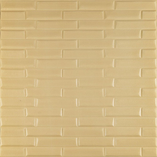 3D панель самоклеющаяся кладка желто-песочная 700x770x7мм (032) SW-00000010 3D панель самоклеющаяся кладка желто-песочная 700x770x7мм (032) SW-00000010