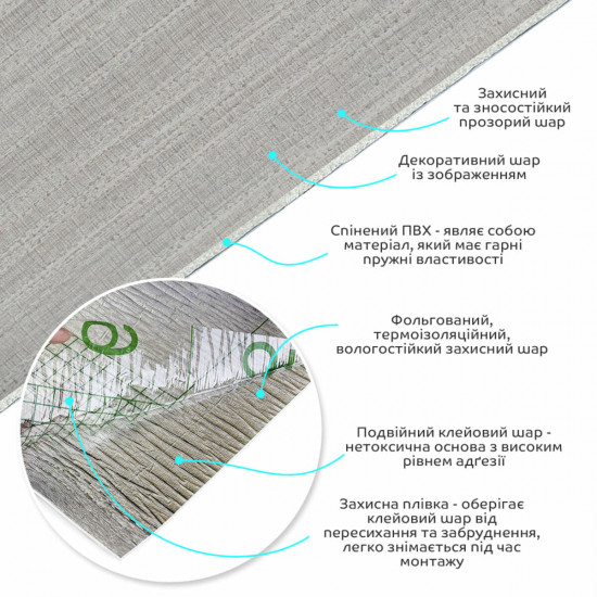 Самоклеящаяся виниловая плитка в рулоне 0,6*3m*2мм Мат SW-00002054 Самоклеящаяся виниловая плитка в рулоне 0,6*3m*2мм Мат SW-00002054