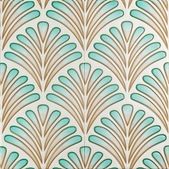 Панель стінова 3D 680х680х4мм коричнево-зелений візерунок (D) SW-00001988 Панель стінова 3D 680х680х4мм коричнево-зелений візерунок (D) SW-00001988