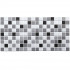 Декоративная ПВХ панель черно-белая мозаика 960х480х4мм SW-00001432