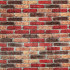 Самоклеющаяся декоративная 3D панель под бежево-коричневый кирпич екатеринослав 700x770x3мм (047-3) SW-00000695