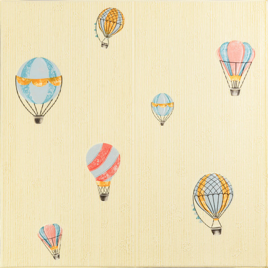 Панель стінова 3D 700*700*4mm повітряні кулі фактурна текстура (D) SW-00001972 Панель стінова 3D 700*700*4mm повітряні кулі фактурна текстура (D) SW-00001972