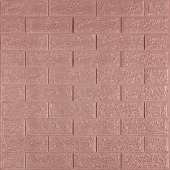 Панель стінова 3D 700х770х5мм цегла рожево-лілова SW-00002439 Панель стінова 3D 700х770х5мм цегла рожево-лілова SW-00002439