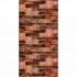 R179-2-3 Панель стеновая в рулоне 3D 700мм*3,08м*2мм BROWN (кирпич) (D) SW-00002537