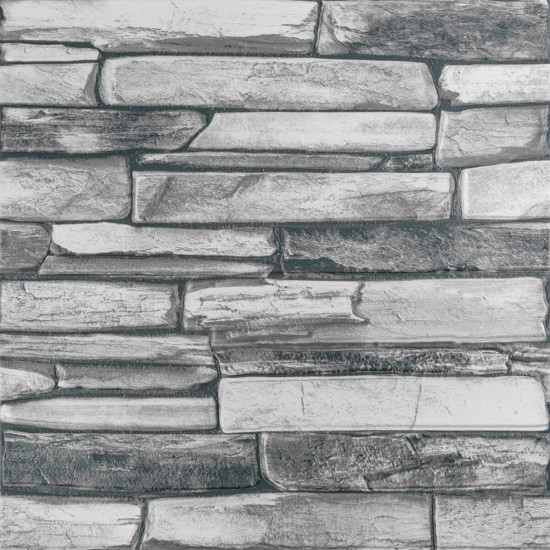 Панель стінова 3D 680*680*4mm сірий сланець (D) SW-00002003 Панель стінова 3D 680*680*4mm сірий сланець (D) SW-00002003