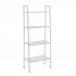Стеллаж-этажерка четырехъярусный из металла белый 60*35*148см SW-00002104