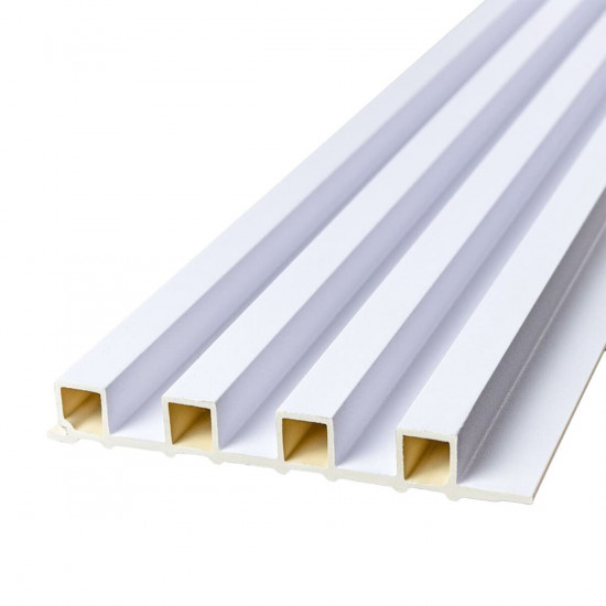 Декоративная стеновая рейка перламутр 3000*160*23мм (D) SW-00001533 Декоративная стеновая рейка перламутр 3000*160*23мм (D) SW-00001533