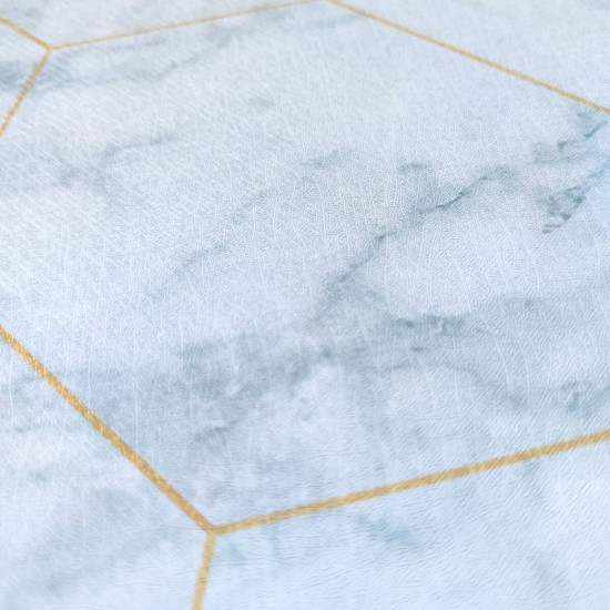 Самоклеюча плівка малахітовий мармур золоті соти 0,45х10м SW-00001214 Самоклеюча плівка малахітовий мармур золоті соти 0,45х10м SW-00001214