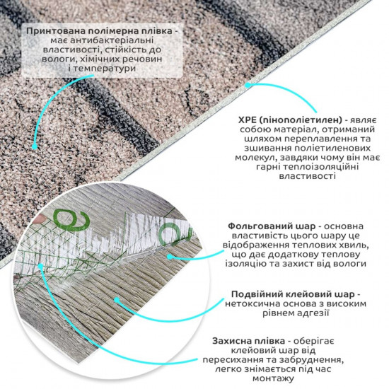 Самоклеючі шпалери коричнева катериновлавська цегла 2800*500*2мм (D) SW-00001786 Самоклеючі шпалери коричнева катериновлавська цегла 2800*500*2мм (D) SW-00001786