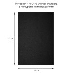 Самоклеюча екошкіра у рулоні 1.37*1m*0.5mm BLACK (D) SW-00001358