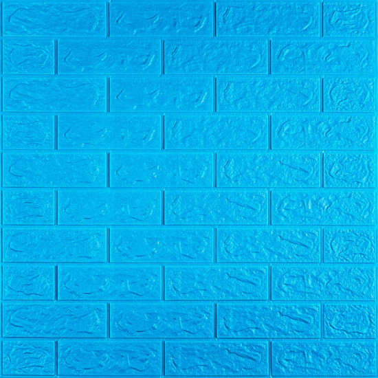 3D панель самоклеющаяся кирпич Синий 700х770х5мм (003-5) SW-00000154 3D панель самоклеющаяся кирпич Синий 700х770х5мм (003-5) SW-00000154