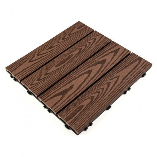 Композитная плитка WPC кедр 30*30CM*2СM (D) SW-00001705