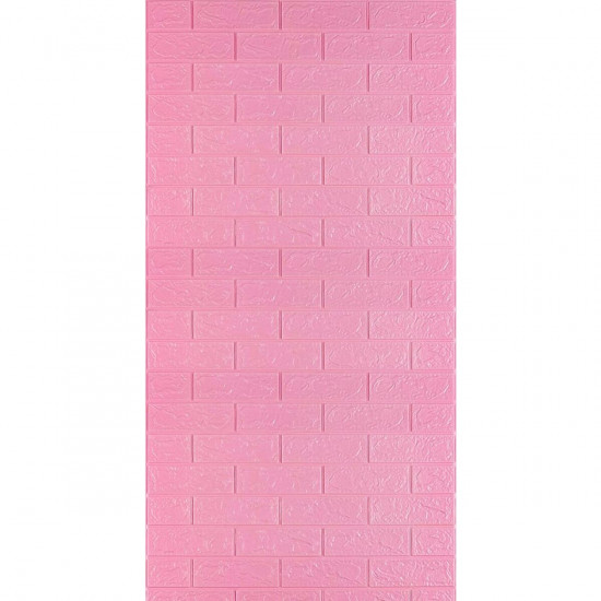 Самоклеющаяся 3D панель под розовый кирпич 3080х700х3мм SW-00001757 Самоклеющаяся 3D панель под розовый кирпич 3080х700х3мм SW-00001757