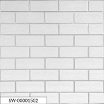 Панель стінова 3D NEW CULTURAL WALL 70*70cm*5mm WHITE+SILVER (D) SW-00001502