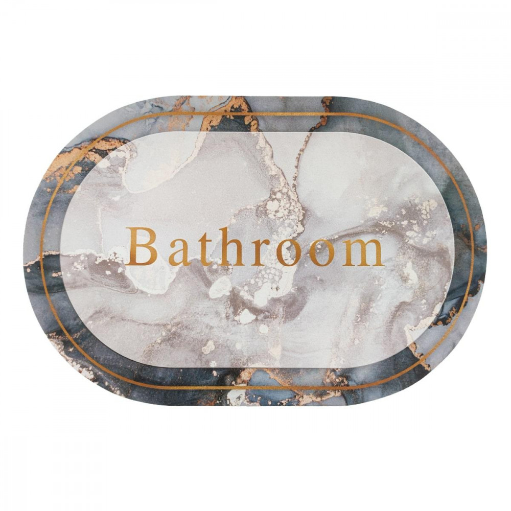 Влагопоглощающий коврик мрамор "Bathroom" 40*60CM*3MM (D) SW-00001569