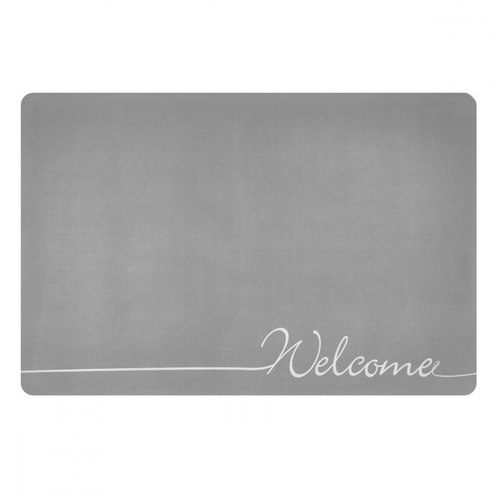 Влагопоглощающий коврик серый "Welcome" 40*60CM*3MM (D) SW-00001559